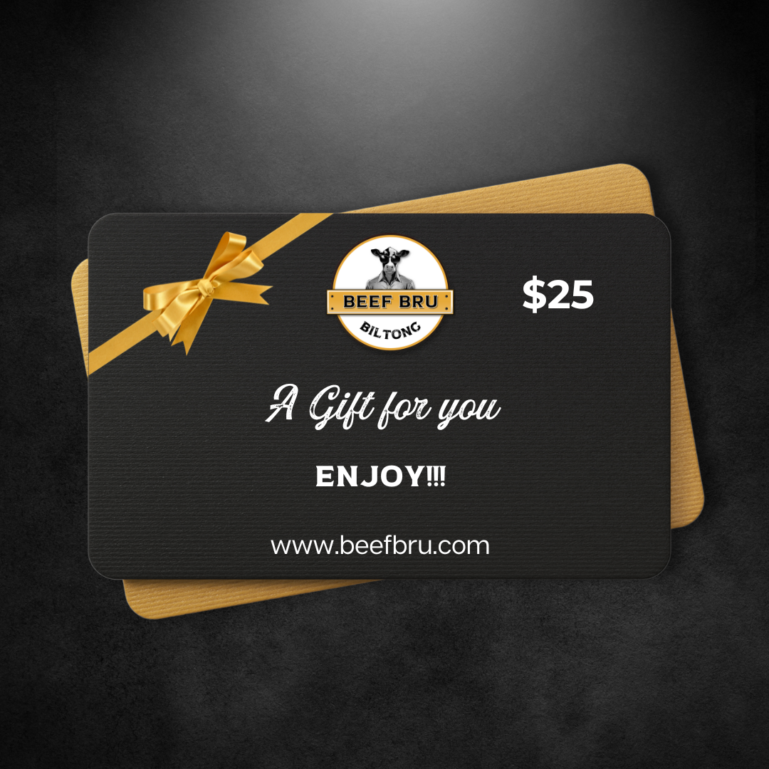 BEEF BRU GIFT CARD $25.00