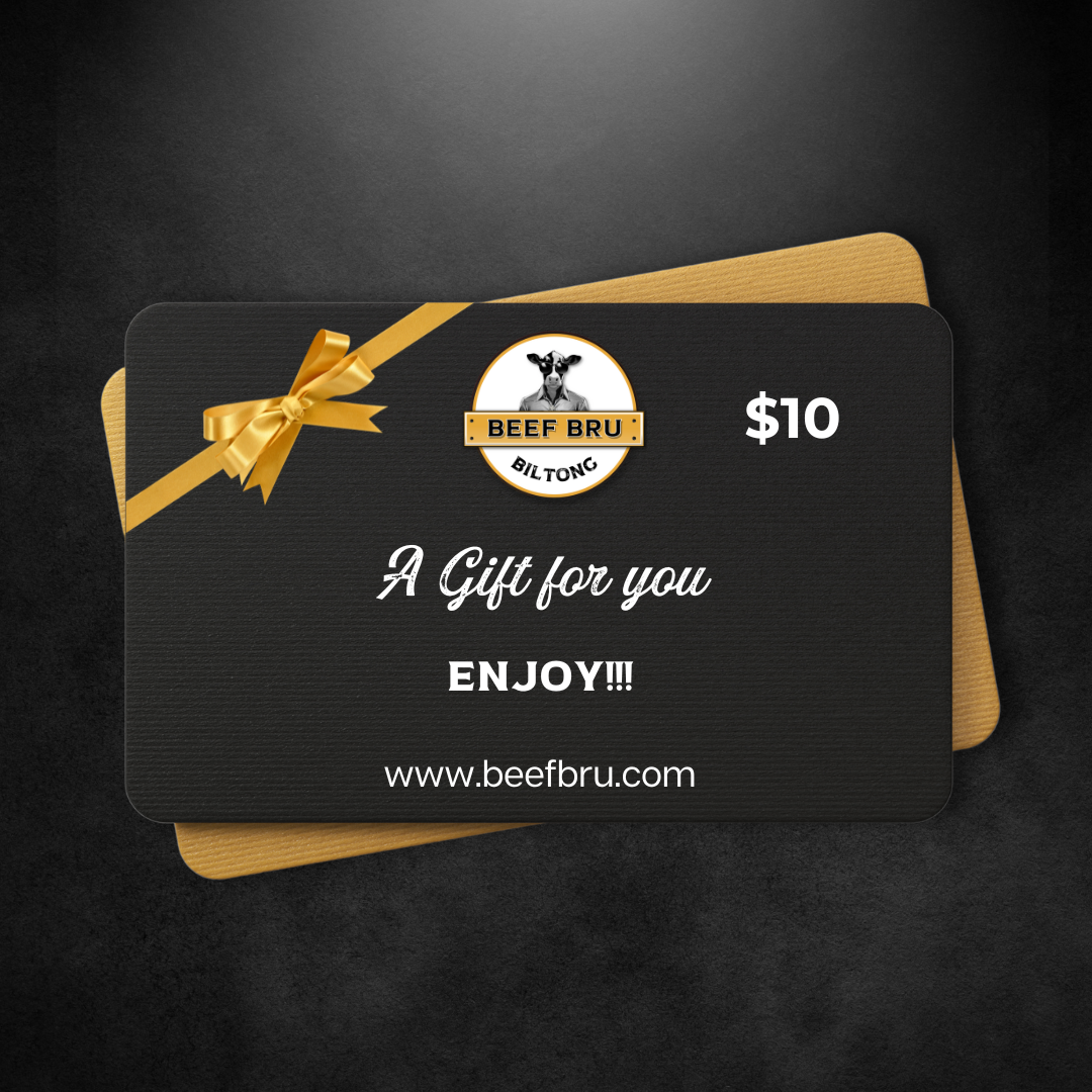 BEEF BRU GIFT CARD $10.00